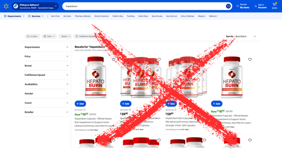 hepatoburn walmart